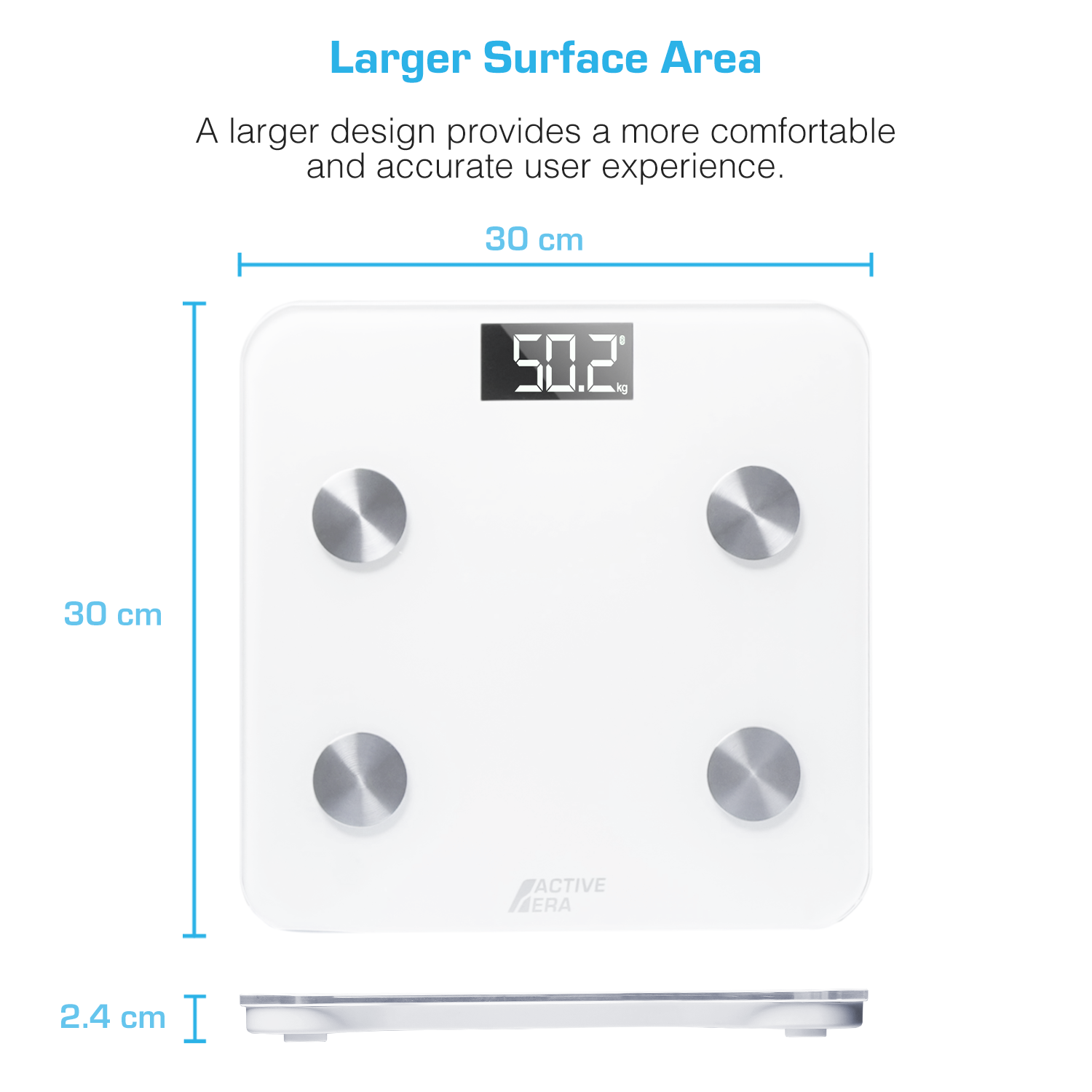 Smart Bathroom Scales - V1 White