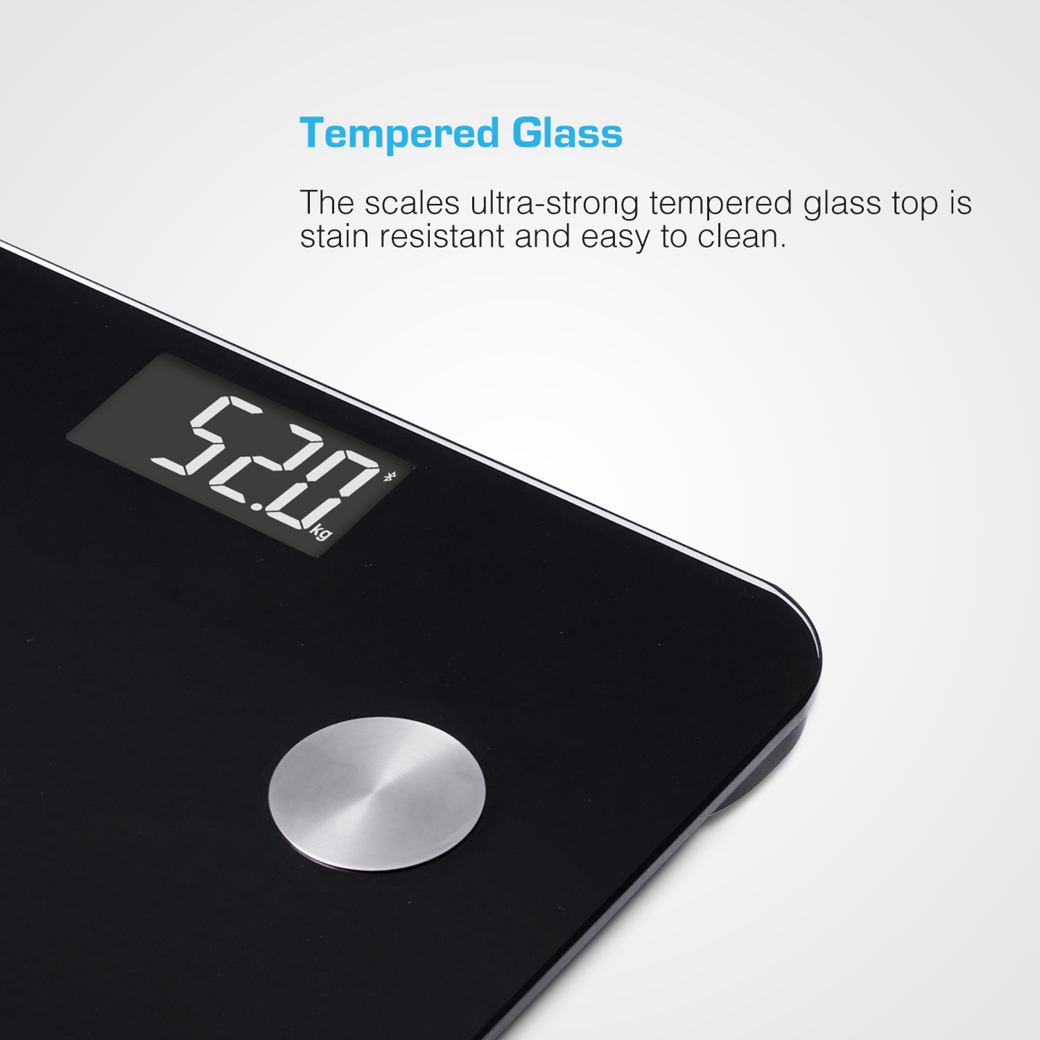 Smart Bathroom Scales - Black