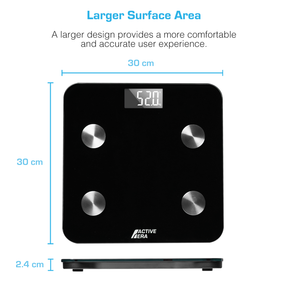Smart Bathroom Scales - Black
